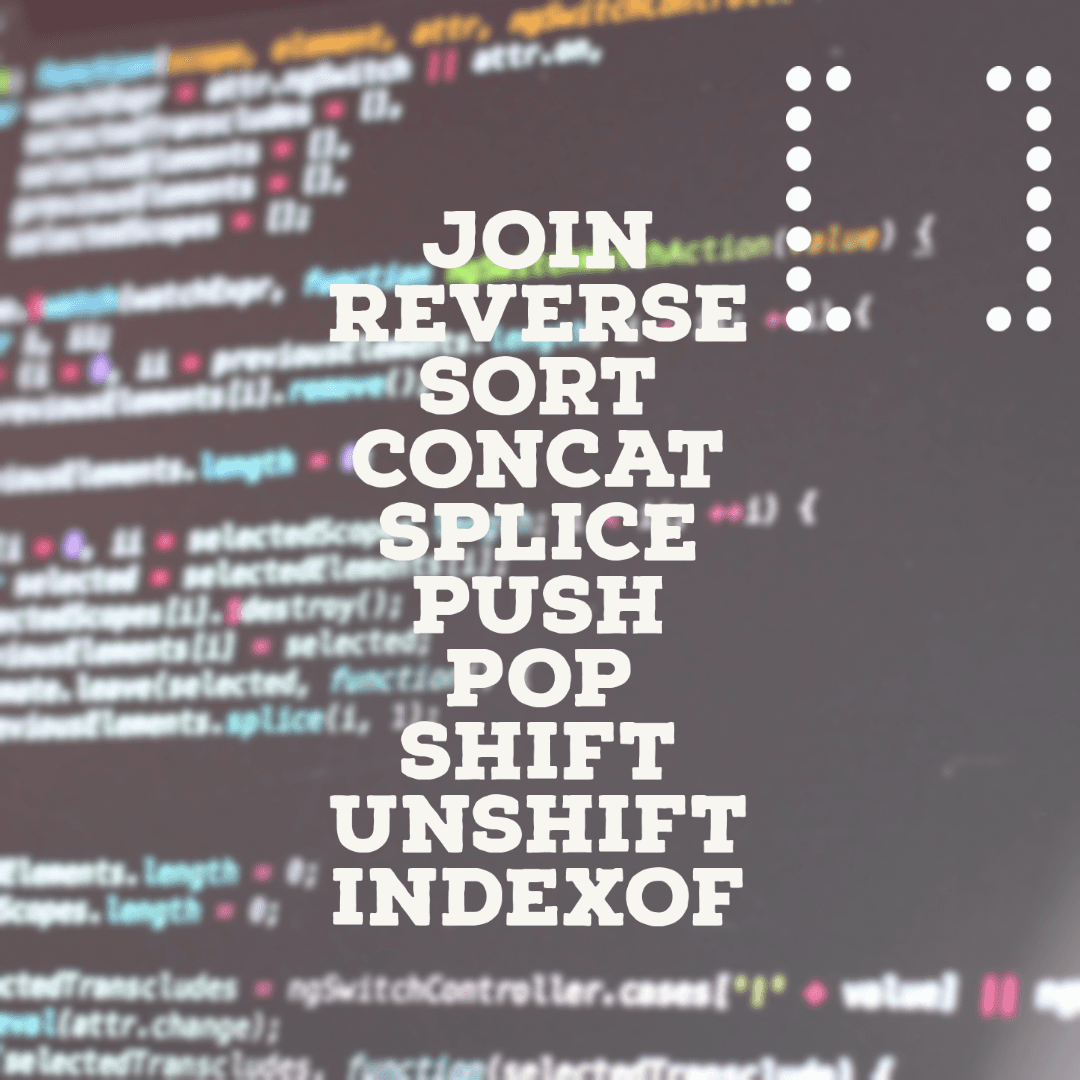 Javascript  Array Methods